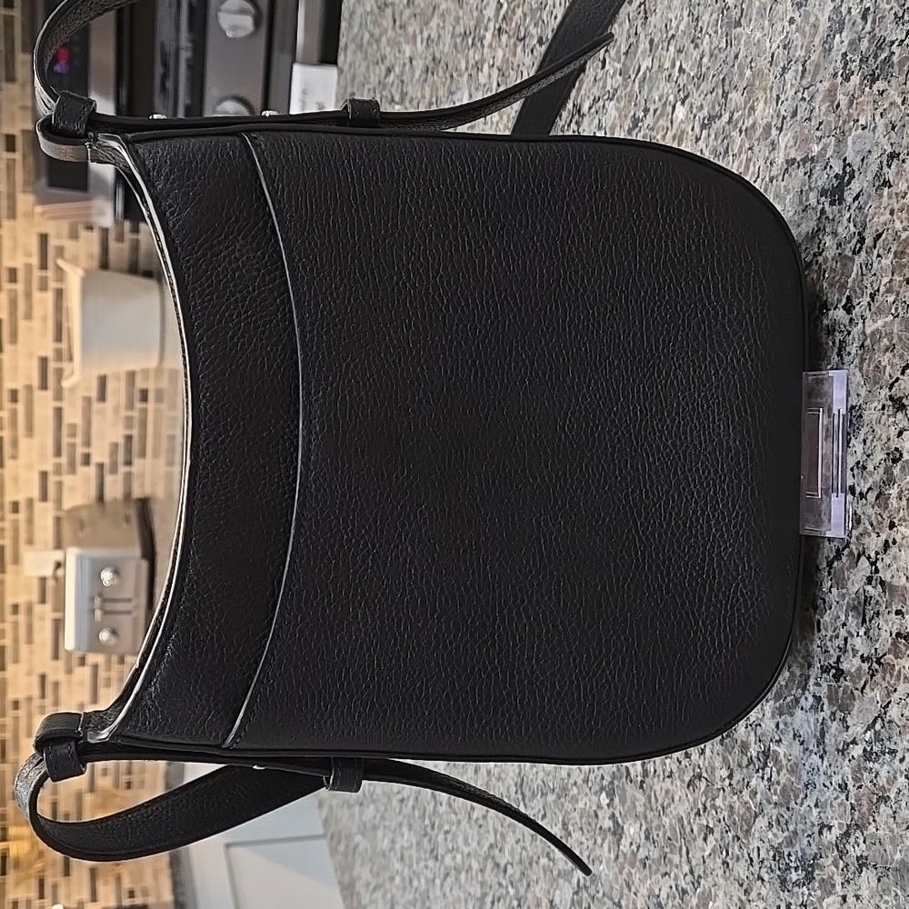 Kate Spade New York Leila Black Leather Crossbody Bag - Picture 6 of 15